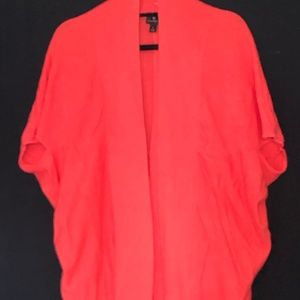 Longer length short sleeve cardigan